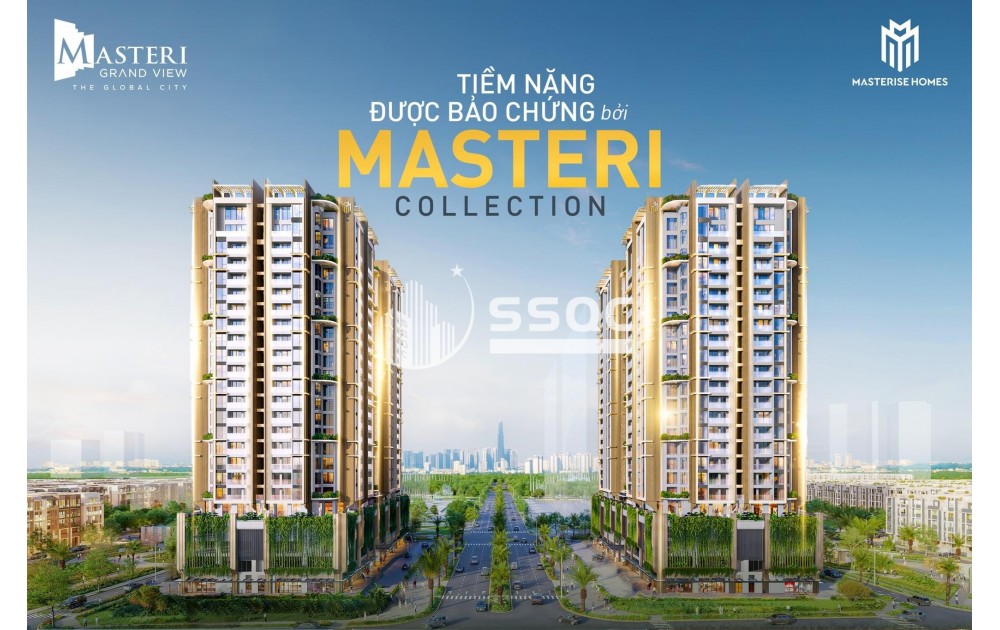 BÁN CĂN HỘ MASTERI GRAND VIEW 1PN 53.3M2 GIÁ GỐC TRỰC TIẾP CĐT 7.21 TỶ