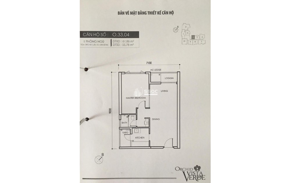 BÁN CĂN HỘ VISTA VERDE GIÁ TỪ 6.57 TỶ, 1 PHÒNG NGỦ 62 M2 - XÁCH VALI VÀO Ở