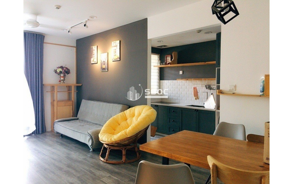 CHO THUÊ VISTA VERDE – CĂN 1PN 56M², TẦNG 10, FULL NỘI THẤT – GIÁ 16,5 TRIỆU/THÁNG