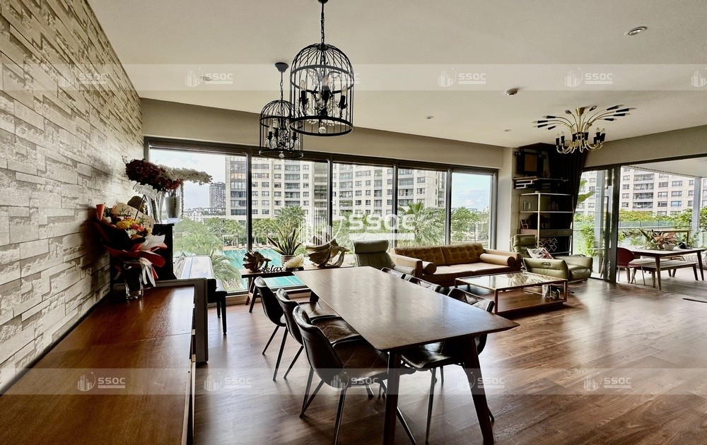 Bán căn hộ Đảo Kim Cương 3PN Sân vườn lớn - View hồ bơi xanh mát