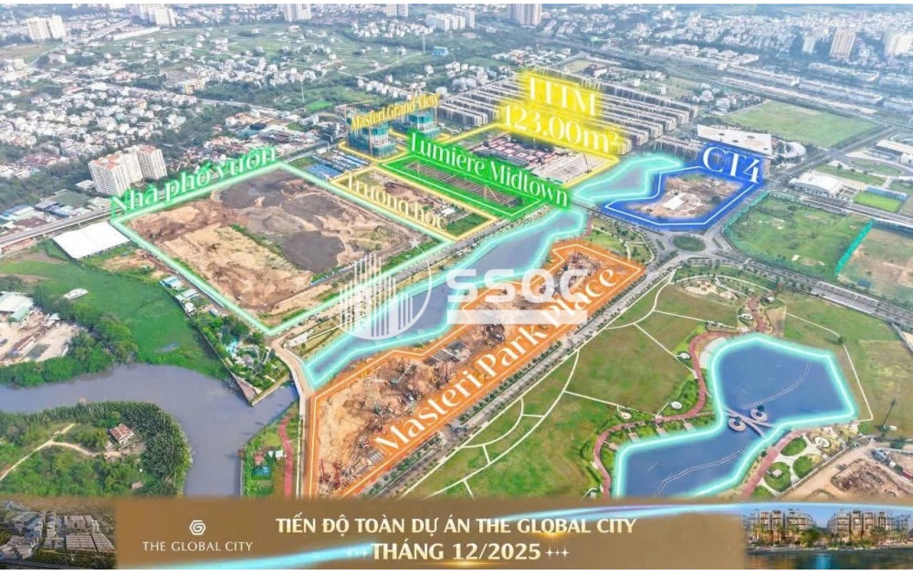 BÁN CĂN HỘ 2PN – MASTERI PARK PLACE – THE GLOBAL CITY