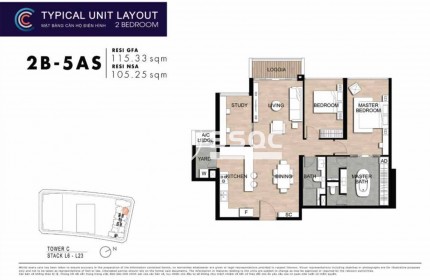BÁN CĂN HỘ METROPOLE GIÁ CỰC TỐT CHO NHÀ ĐẦU TƯ - 2 PHÒNG NGỦ 115 M2, GIÁ: 45 TỶ