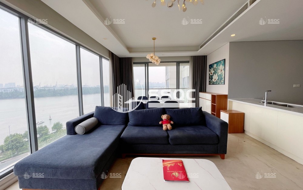 Cho thuê 4PN Đảo Kim Cương - View trực diện sông Sài Gòn