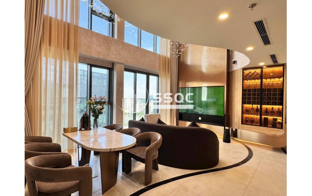  CHO THUÊ LOFTHOUSE 3PN | THE CREST RESIDENCE – METROPOLE THỦ THIÊM | VIEW SÔNG SÀI GÒN & CẦU BA SON 