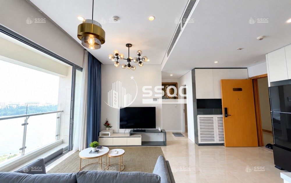 Cho thuê căn hộ 1PN Đảo Kim Cương | View trực diện sông Sài Gòn