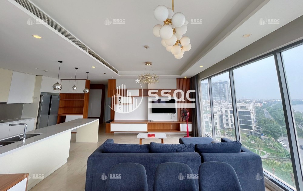 Cho thuê 4PN Đảo Kim Cương - View trực diện sông Sài Gòn