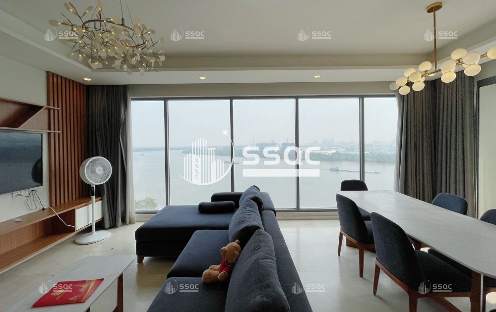 Cho thuê 4PN Đảo Kim Cương - View trực diện sông Sài Gòn