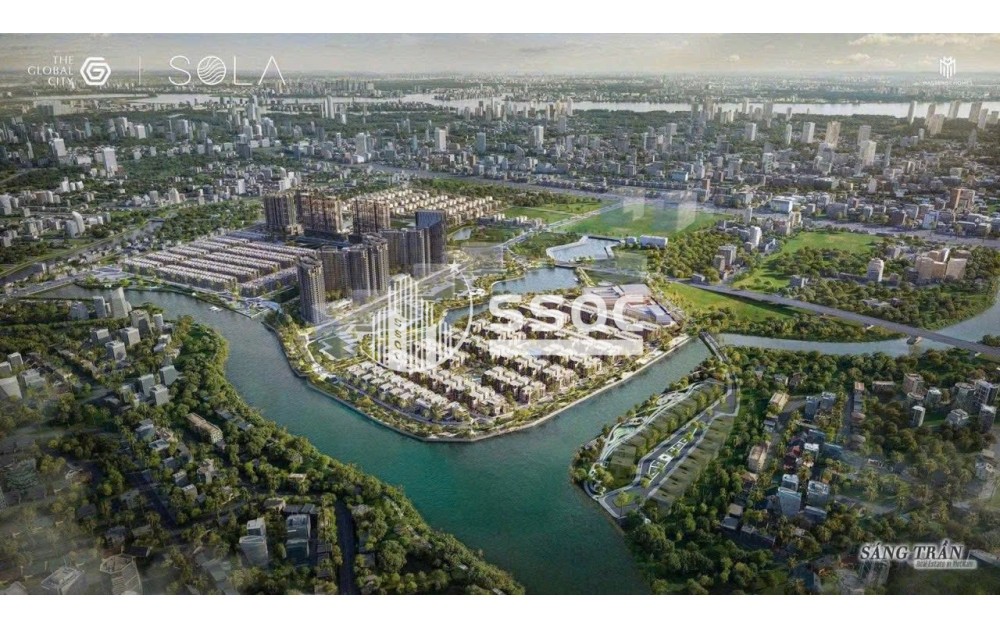 Biệt thự compound 3 mặt giáp sông Sola - The Global City | Không dành cho số đông