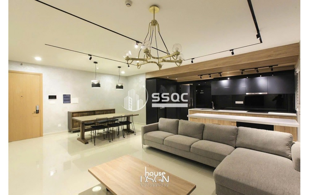 CHO THUÊ CĂN HỘ VISTA VERDE, 3 PHÒNG NGỦ - 140 M2, GIÁ: 34.2 TRIỆU/THÁNG, FULL NỘI THẤT CAO CẤP