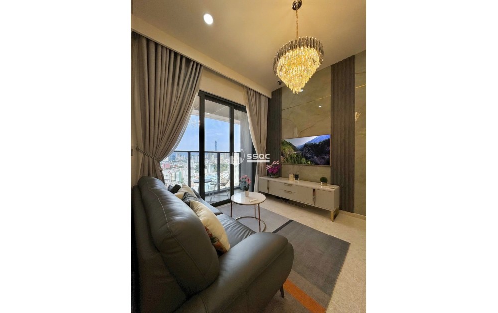 CHO THUÊ CĂN HỘ THE MARQ, GIÁ 41 TRIỆU/THÁNG - 2 PHÒNG NGỦ 74 M2, XÁCH VALI VÀO Ở NGAY!