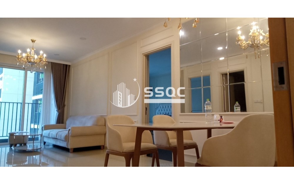 CHO THUÊ VISTA VERDE – TÒA O – CĂN 2PN 80M², TẦNG CAO, FULL NỘI THẤT – 21 TRIỆU/THÁNG