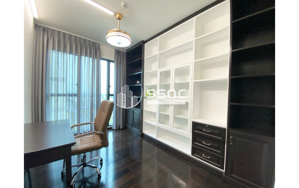 Cho thuê Sky Mansion 4PN + 1 PLV | View trực diện sông Sài Gòn và Q1 | Nhà đẹp