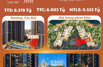 **CHỦ CẮT LỖ – GIẢM SÂU CĂN 2PN MASTERI PARK PLACE!** 