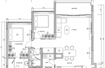 Bán căn hộ 2 phòng ngủ The Estella, DT 104m2, Full nội thất đẹp chỉnh chu, giá 13.1 tỷ, sổ hồng