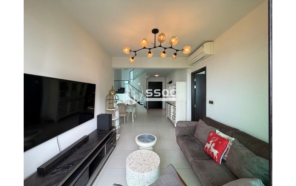 Cho thuê căn hộ duplex 3 phòng ngủ Feliz En Vista, DT 133m2, Full nội thất đẹp, giá 45 triệu/tháng