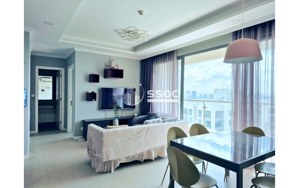 CĂN HỘ ĐẢO KIM CƯƠNG CHO THUÊ: 2 PHÒNG NGỦ - 87 M2, GIÁ: 26 TRIỆU/THÁNG - FULL NỘI THẤT CAO CẤP