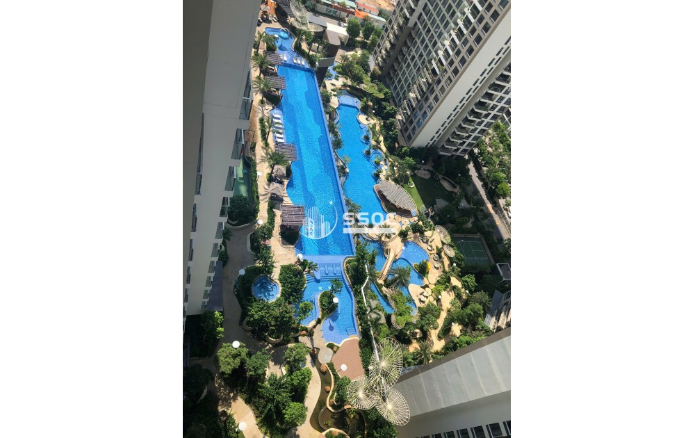 Bán căn hộ 2 phòng ngủ tháp trung tâm thương mại Estella Heights - DT 99m2 - View hồ bơi - Giá 13.3 tỷ