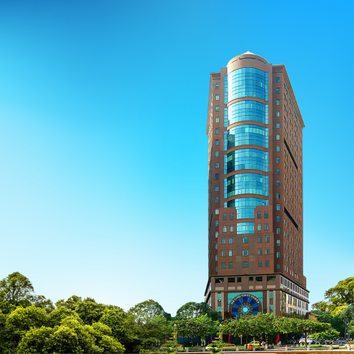Phối cảnh tổng thể tòa nhà Mê Linh Point Tower
