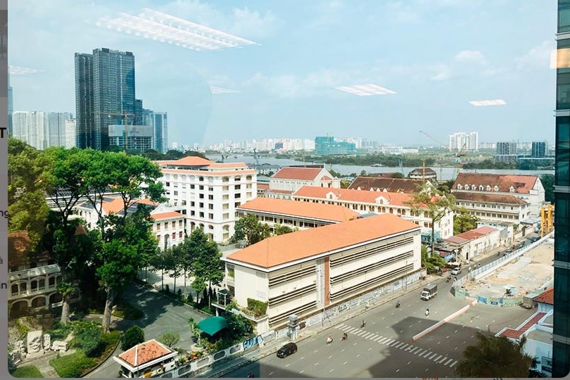 Mặt bằng văn phòng thông thoáng tại Saigon Trade Center