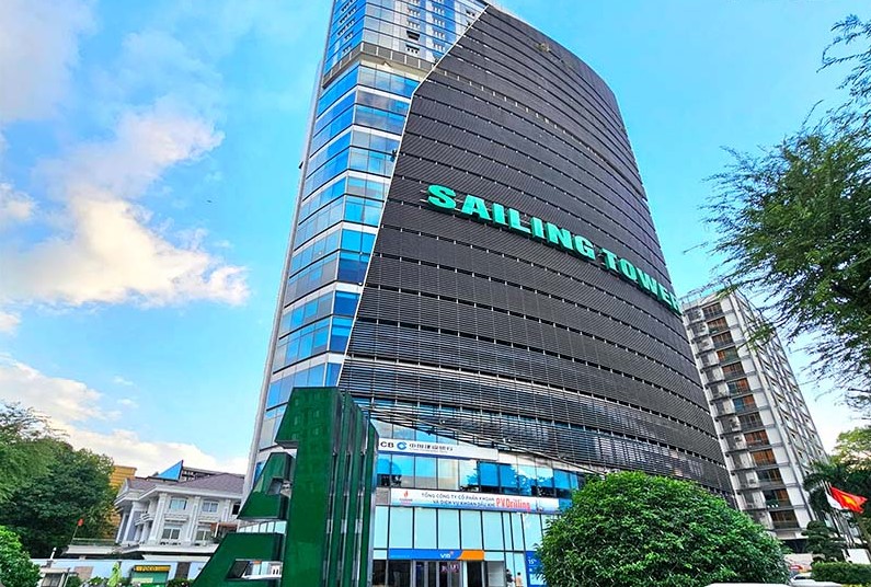 Toàn cảnh tòa nhà Sailing Tower 51 Nguyễn Thị Minh Khai Quận 1