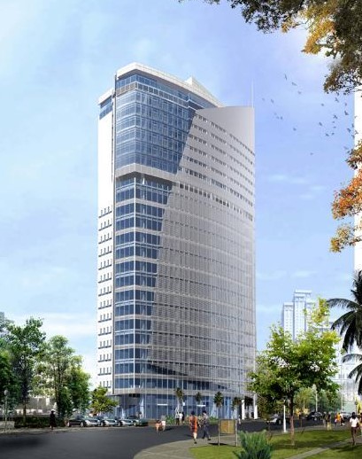 Phối cảnh toàn cảnh tòa tháp Sailing Tower vươn cao tại Quận 1