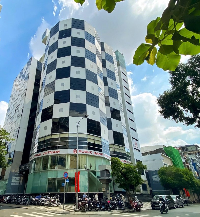 Toàn cảnh tòa nhà Zen Plaza 54-58 Nguyễn Trãi Quận 1