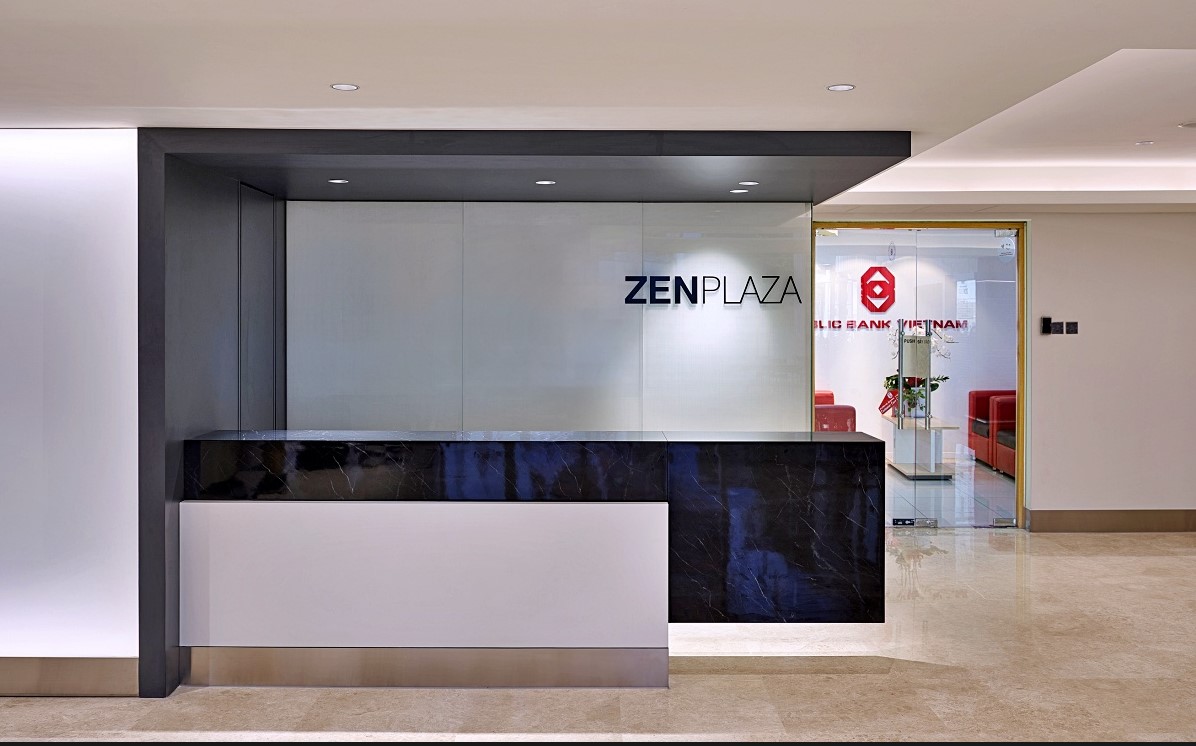 Lối Tiếp Cận Vỉa Hè Lát Đá tòa nhà Zen Plaza
