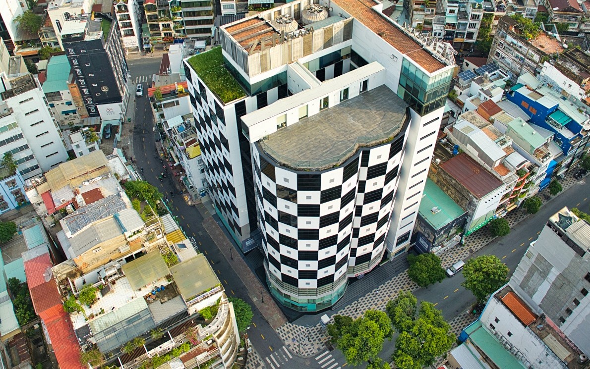 Góc Drone Toàn Cảnh Trên Cao tòa nhà Zen Plaza