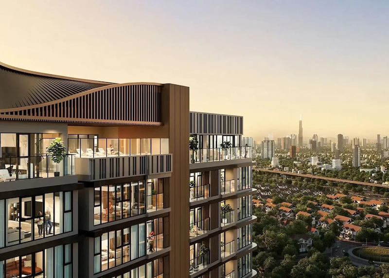 Thiết kế căn hộ Eaton Park theo phong cách sống hiện đại và xanh