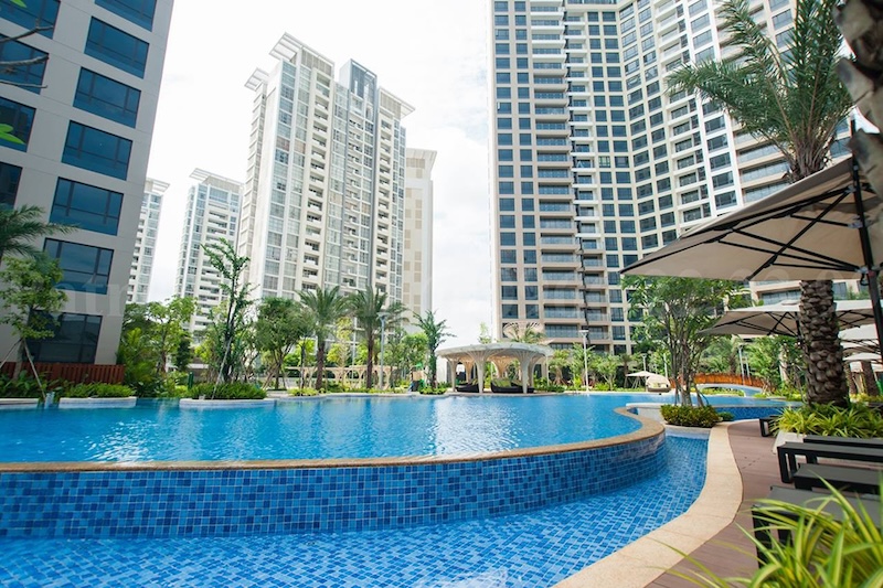 Căn hộ Estella Heights view hồ bơi cho thuê với không gian sống thoáng đẹp