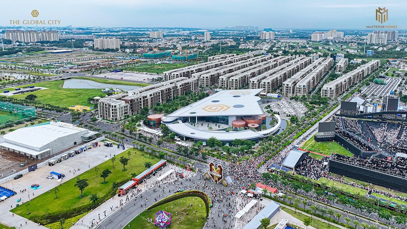 Vị trí mặt tiền trong tổng thể khu đô thị
