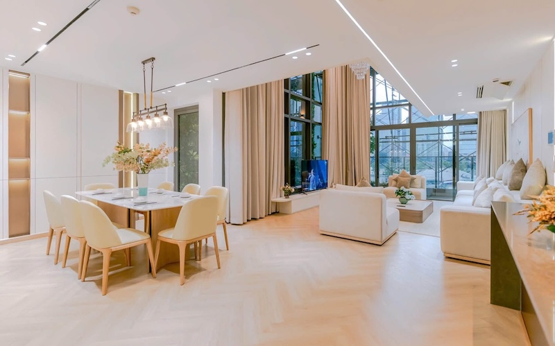 Không gian riêng tư cùng tầm nhìn sông và thành phố