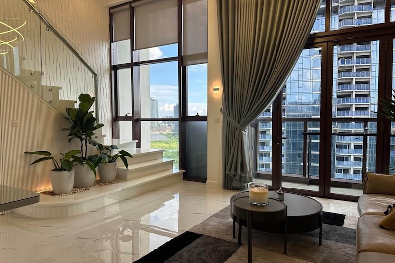 Duplex Metropole Thủ Thiêm cho thuê dành cho khách hàng yêu thích không gian độc bản