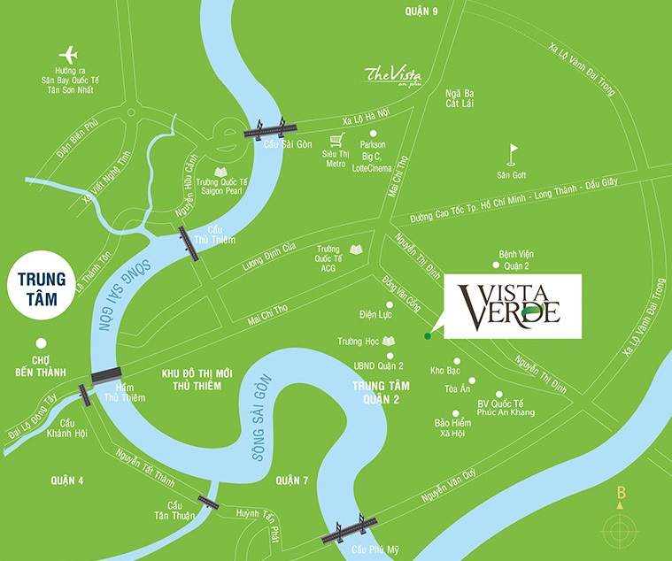 Bản đồ vị trí Vista Verde 1