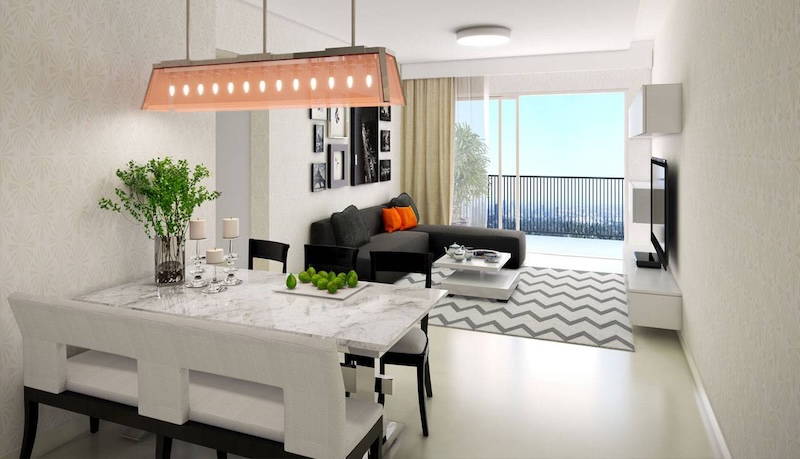 Vista Verde 2 phòng ngủ cho thuê với nhiều lựa chọn diện tích và nội thất